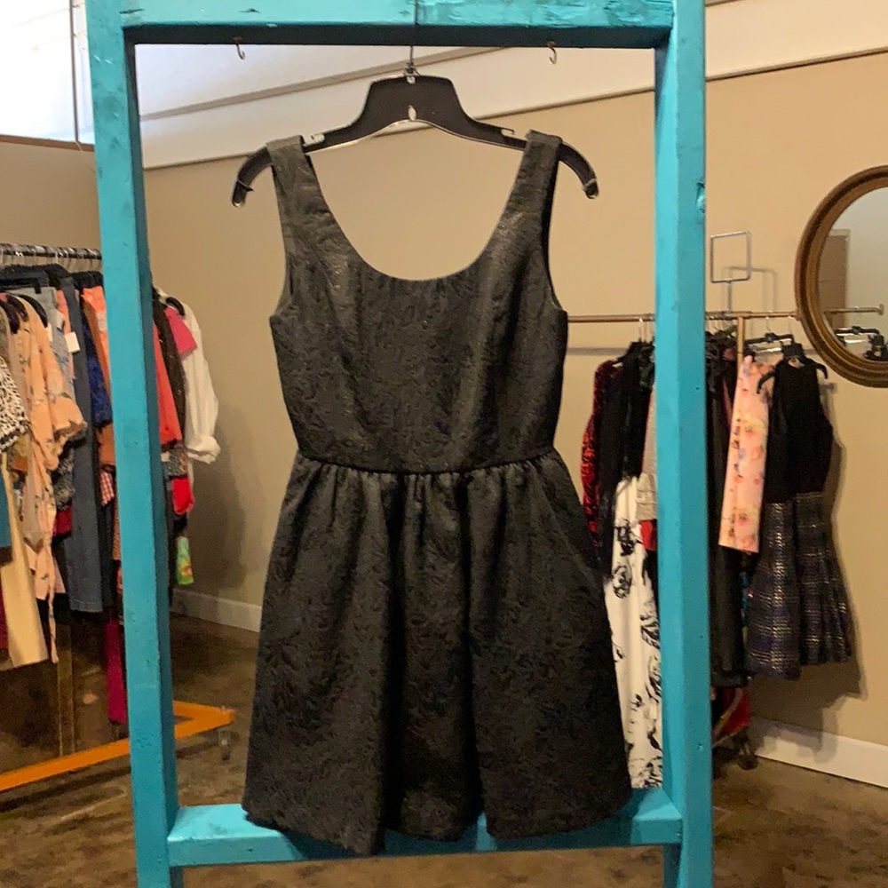 Black cocktail dress